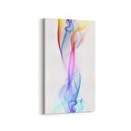 Olla 10088DD Abstract Görsel Dikey Dar Kanvas Tablo (Ölçü: 40X80)