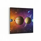 Olla 17594K Uzay Görseli Kare Kanvas Tablo (Ölçü: 25X25)