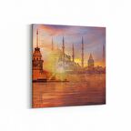 Olla 18122K Yapı Görseli Kare Kanvas Tablo (Ölçü: 60X60)