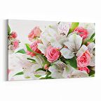 Olla 11566Y Çiçek Görseli Yatay Kanvas Tablo (Ölçü: 90X60)