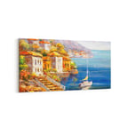 Olla 17838YD Yağlı Boya Görseli Yatay Dar Kanvas Tablo (Ölçü: 80X40)