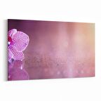 Olla 11724Y Orkide Çiçek Görseli Yatay Kanvas Tablo (Ölçü: 90X60)