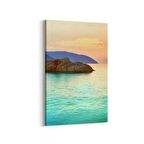 Olla 16098D Günbatımı Görseli Dikey Kanvas Tablo (Ölçü: 20X30)