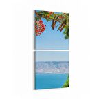 Olla 14450K2D Doğa / Manzara Görseli Kare 2'li Dikey Kanvas Tablo (Ölçü: 30X65)