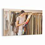 Olla 17016Y Model / Manken Görseli Yatay Kanvas Tablo (Ölçü: 150X100)