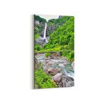 Olla 14293DD Doğa / Manzara Görseli Dikey Dar Kanvas Tablo (Ölçü: 60X120)