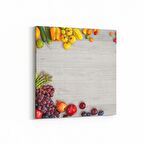 Olla 15124K Gıda Görseli Kare Kanvas Tablo (Ölçü: 25X25)