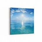 Olla 12925K Deniz / Okyanus Görseli Kare Kanvas Tablo (Ölçü: 25X25)