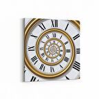 Olla 10188K Abstract Görsel Kare Kanvas Tablo (Ölçü: 60X60)