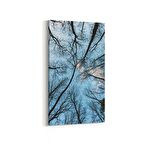 Olla 10863DD Ağaç Görseli Dikey Dar Kanvas Tablo (Ölçü: 40X80)