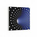 Olla 10254K Abstract Girdap Görsel Kare Kanvas Tablo (Ölçü: 40X40)