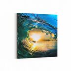 Olla 12868K Deniz / Okyanus Görseli Kare Kanvas Tablo (Ölçü: 25X25)