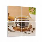 Olla 15062K4 Gıda Görseli Kare 4'lü Kanvas Tablo (Ölçü: 65X65)