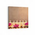 Olla 17038K Spa / Masaj Görseli Kare Kanvas Tablo (Ölçü: 25X25)