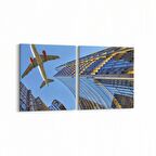 Olla 12289K2Y Araç Görseli Kare 2'li Yatay Kanvas Tablo (Ölçü: 65X30)