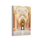 Olla 18333D Yapı Görseli Dikey Kanvas Tablo (Ölçü: 60X90)