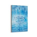 Olla 17219D Su / Damla Görseli Dikey Kanvas Tablo (Ölçü: 100X150)