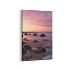 Olla 15898D Günbatımı Görseli Dikey Kanvas Tablo (Ölçü: 60X90)