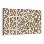 Olla 14888Y Geometrik Desen Görseli Yatay Kanvas Tablo (Ölçü: 45X30)