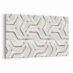 Olla 14952Y Geometrik Desen Görseli Yatay Kanvas Tablo (Ölçü: 90X60)