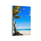 Olla 16463D Kumsal / Sahil Görseli Dikey Kanvas Tablo (Ölçü: 60X90)