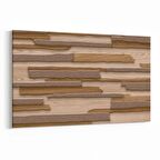 Olla 11972Y Ahşap Desen Görseli Yatay Kanvas Tablo (Ölçü: 120X80)