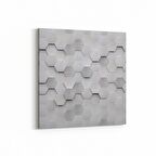 Olla 14940K Geometrik Desen Görseli Kare Kanvas Tablo (Ölçü: 30X30)