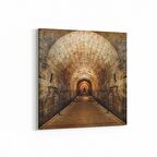 Olla 18426K Yapı Görseli Kare Kanvas Tablo (Ölçü: 25X25)