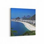 Olla 19006K Yapı Görseli Kare Kanvas Tablo (Ölçü: 25X25)