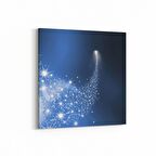 Olla 10347K Abstract Görsel Kare Kanvas Tablo (Ölçü: 25X25)