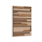 Olla 11972D Ahşap Desen Görseli Dikey Kanvas Tablo (Ölçü: 20X30)