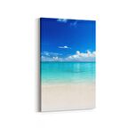 Olla 16609D Kumsal / Sahil Görseli Dikey Kanvas Tablo (Ölçü: 60X90)