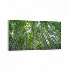 Olla 14440K2Y Doğa / Manzara Görseli Kare 2'li Yatay Kanvas Tablo (Ölçü: 85X40)