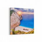 Olla 14232K Doğa / Manzara Görseli Kare Kanvas Tablo (Ölçü: 25X25)