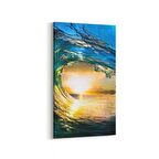 Olla 12868DD Deniz / Okyanus Görseli Dikey Dar Kanvas Tablo (Ölçü: 60X120)