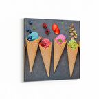 Olla 15288K Gıda Görseli Kare Kanvas Tablo (Ölçü: 60X60)