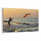 Olla 15983Y Günbatımı Görseli Yatay Kanvas Tablo (Ölçü: 45X30)