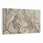 Olla 10010Y 3 Boyut Görsel Yatay Kanvas Tablo (Ölçü: 150X100)