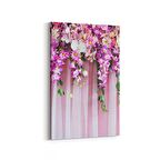 Olla 11574D Çiçek Görseli Dikey Kanvas Tablo (Ölçü: 60X90)