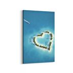 Olla 16630D Kumsal / Sahil Görseli Dikey Kanvas Tablo (Ölçü: 60X90)