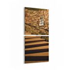 Olla 14171K2D Doğa / Manzara Görseli Kare 2'li Dikey Kanvas Tablo (Ölçü: 30X65)