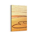 Olla 16391D Kumsal / Sahil Görseli Dikey Kanvas Tablo (Ölçü: 100X150)