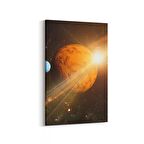 Olla 17705D Uzay Görseli Dikey Kanvas Tablo (Ölçü: 60X90)