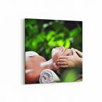 Olla 17039K Spa / Masaj Görseli Kare Kanvas Tablo (Ölçü: 30X30)