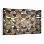 Olla 10035Y Abstract 3 Boyut Görsel Yatay Kanvas Tablo (Ölçü: 30X20)