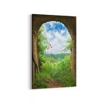 Olla 13452D Doğa / Manzara Görseli Dikey Kanvas Tablo (Ölçü: 70X105)