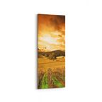 Olla 15960DI Günbatımı Görseli Dikey İnce Kanvas Tablo (Ölçü: 30X90)