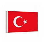 Olla 17532Y Türk Bayrağı Görseli Yatay Kanvas Tablo (Ölçü: 45X30)