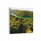 Olla 13698K Doğa / Manzara Görseli Kare Kanvas Tablo (Ölçü: 60X60)