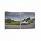 Olla 12317K2Y Araç Görseli Kare 2'li Yatay Kanvas Tablo (Ölçü: 85X40)